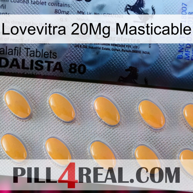Lovevitra Chewable 20Mg 44